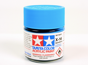 Tamiya 81014 Acrylic X-14 Sky Blue 23ml – imagen 2