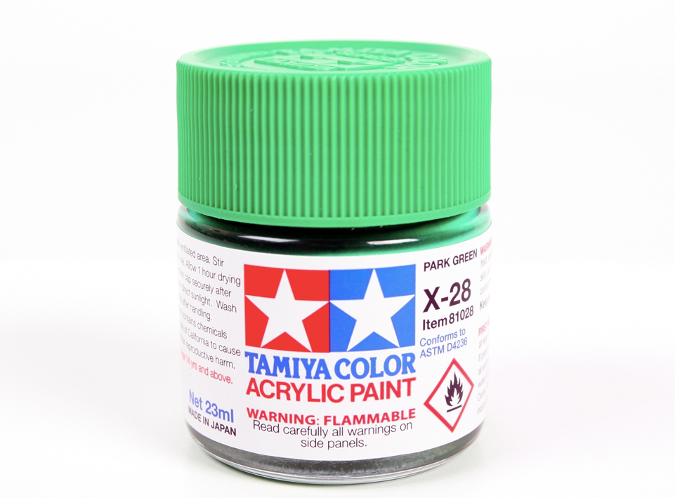 Tamiya 81028 Acrylic X-28 Park Green 23ml – Bild 2