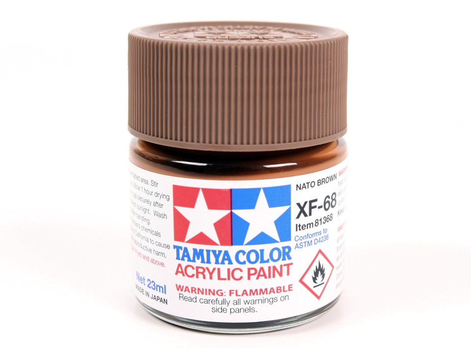 Tamiya 81368 Acryl XF-68 NATO Brown 23ml – image 2