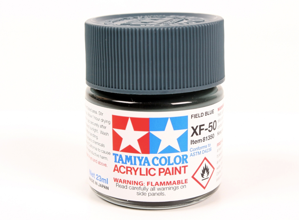 Tamiya 81350 Acrylic XF-50 Field Blue 23ml – Bild 2