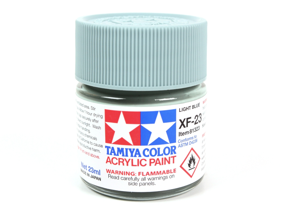Tamiya 81323 Acrylic XF-23 Light Blue 23ml – image 2