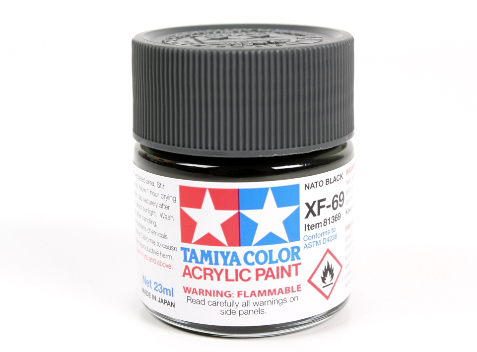 Tamiya 81369 Acryl XF-69 NATO Black 23ml – image 2