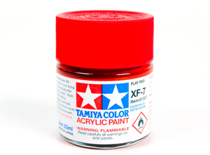 Tamiya 81307 Acrylic XF-7 Flat Red 23ml – image 2