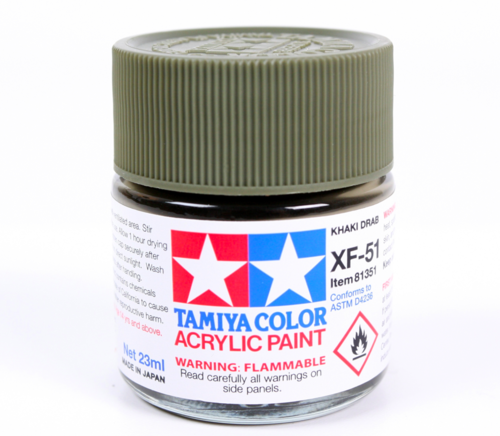 Tamiya 81351 Acrylic XF-51 Khaki Drab 23ml – image 2