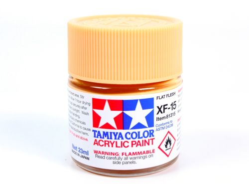 Tamiya 81315 Acrylic XF-15 Flat Flesh 23ml – immagine 2