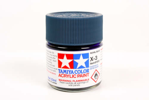 Tamiya 81003 Acrylic X-3 Royal Blue 23ml – Bild 2