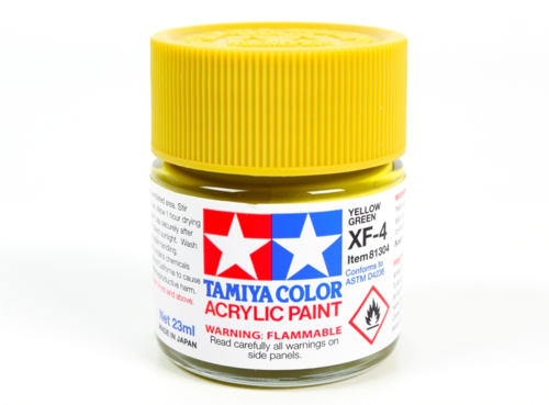 Tamiya 81304 Acrylic XF-4 Yellow Green 23ml – immagine 2
