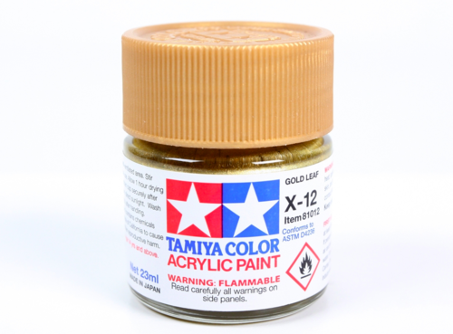 Tamiya 81012 Acryl X-12 Gold Leaf 23ml – image 2
