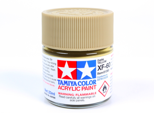 Tamiya 81360 Acryl XF-60 Dark Yellow 23ml – immagine 2