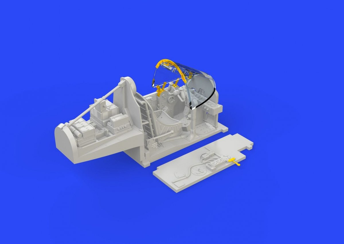 Eduard 648277 P-38F cockpit ACADEMY 1/48 – zdjęcie 2
