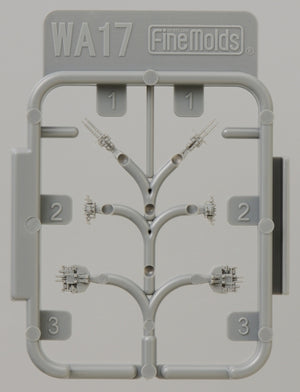 Fine Molds WA17 Twin Mount Bofors 40 mm AA 1/700 – immagine 3