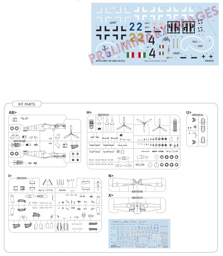 Eduard 84174 Bf 109G-10 ERLA Weekend edition 1/48 – image 2