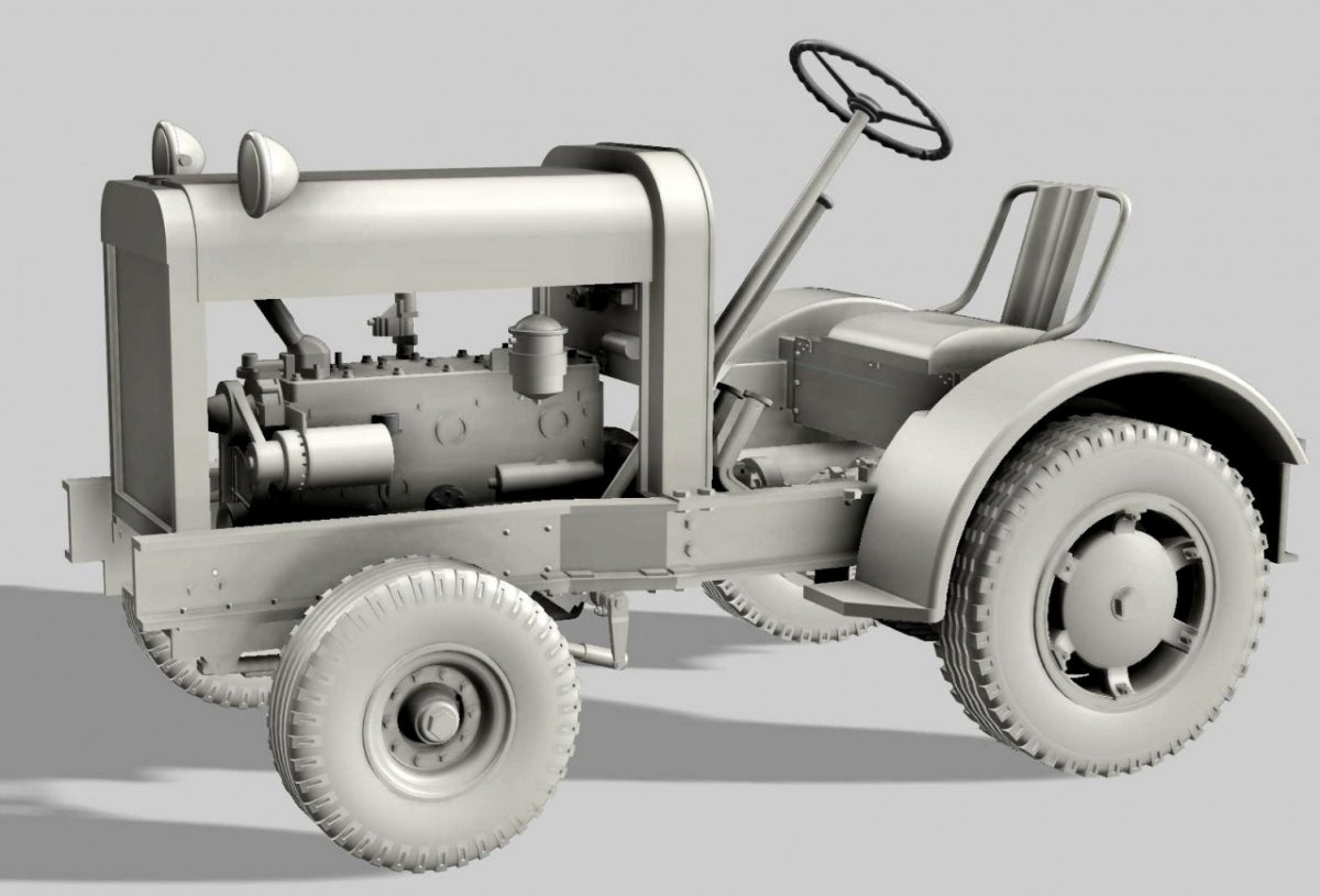 Thunder Model 32001 US Tug Clarktor-6 Mill-33 The heavy duty airfield tractor 1/32 – imagen 6