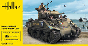 Heller 79894 M4A2 Sherman Division Leclerc deco.FR 1/72 – immagine 2
