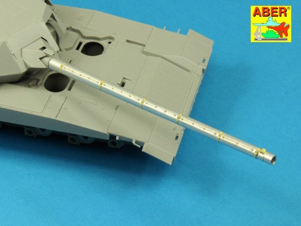Aber 35 L-187 Armament for Russian Main Battle Tank T-14 ARMATA barrel for 125 mm 2A82-1M cannon &amp;amp; barrel for 12.7 mm Kord AA MG 1/35 – obrázek 13