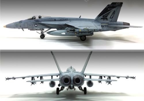 Academy 12547 USN F/A-18E VF-143 &amp;quot;Pukin Dogs&amp;quot; 1/72 – Bild 5