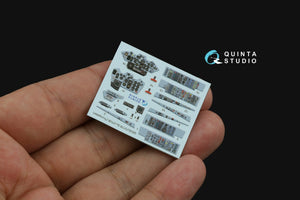 Quinta Studio QD+72178 Su-27UB 3D-Printed &amp;amp; colored Interior on decal paper (Trumpeter) (with 3D-printed resin part) 1/72 – Bild 6