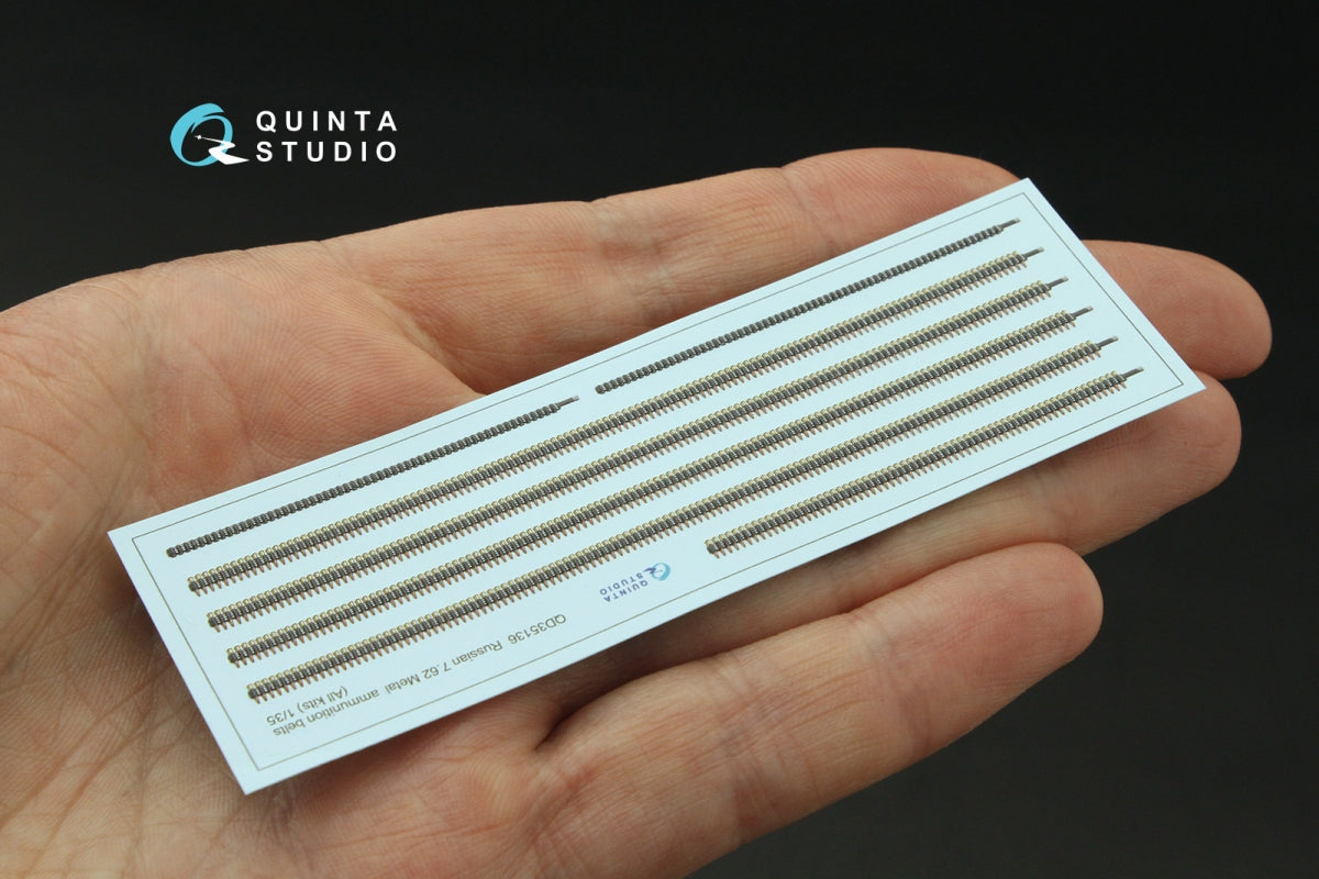 Quinta Studio QD35136 Russian 7.62 Metal ammunition belts (All kits) 1/35 – image 4