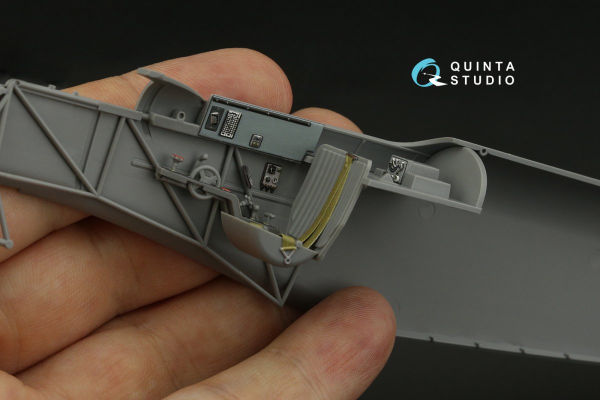 Quinta Studio QD32159 Yak-9 T/K 3D-Printed &amp;amp; colored Interior on decal paper (ICM) 1/32 – obrázek 3