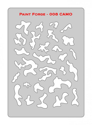 Pochoir Paint Forge PFST008L - Camouflage