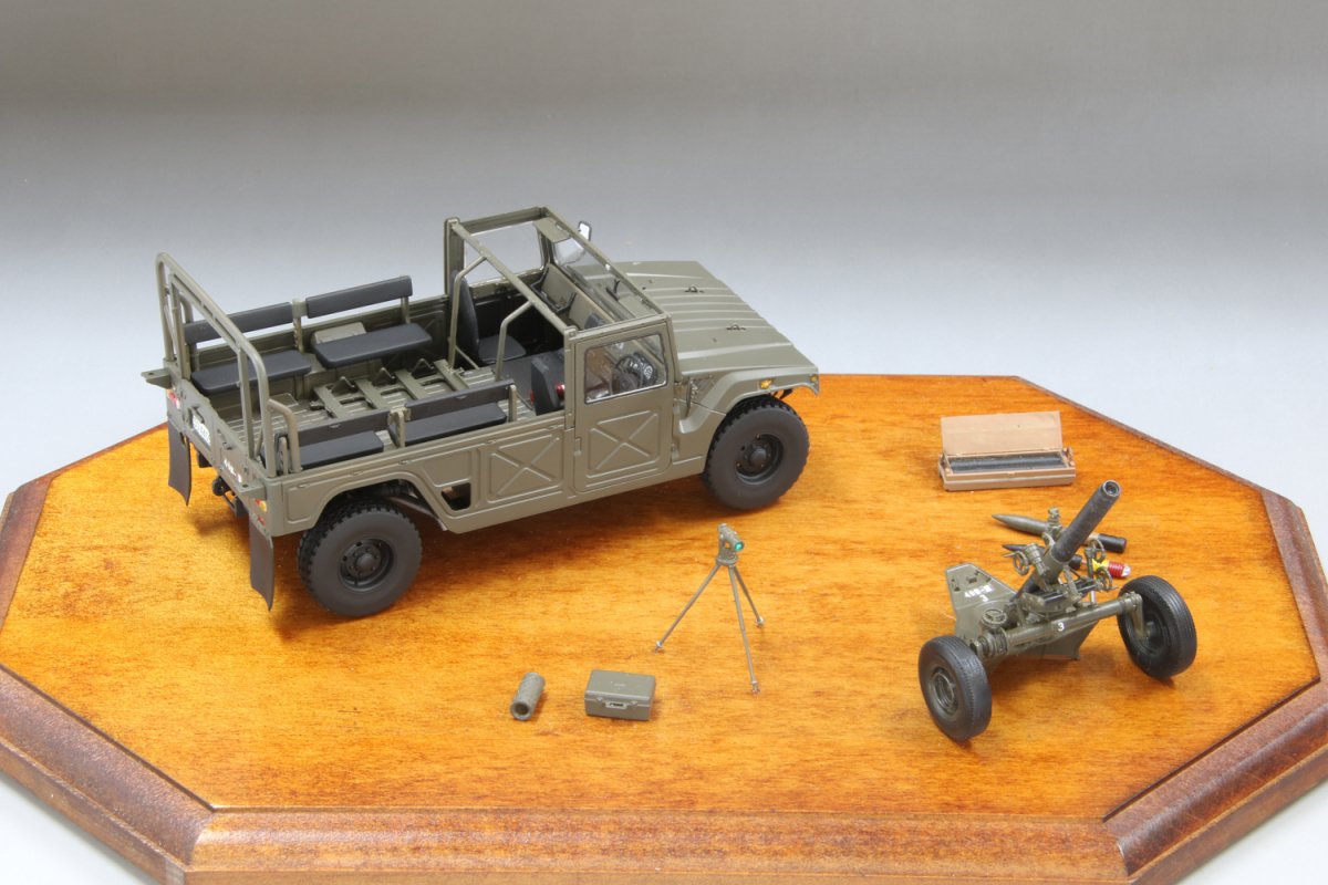 Fine Molds FM59 JGSDF 120mm Heavy Motar RT with Tractor 1/35 – obrázek 2