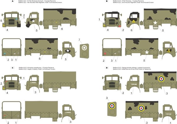 ToRo Model 35D20 - Bedford QLD in Polish service 1/35 – image 3