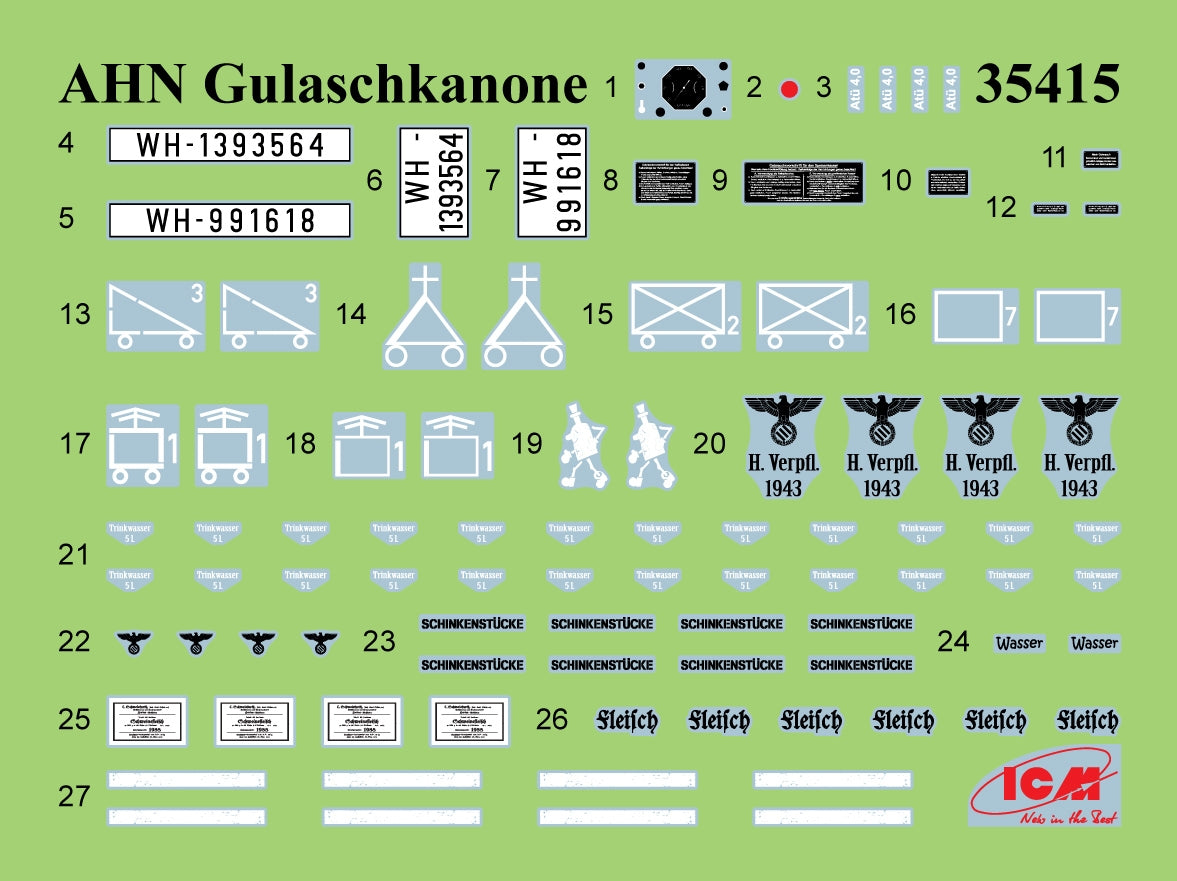 ICM 35415 Gulaschkanone, field kitchen in the AHN truck 1/35 – image 11