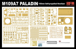 Rye Field Model 5129 M109A7 PALADIN 155 mm Self-Propelled Howitzer w/ Workable Tracks 1/35 – zdjęcie 5