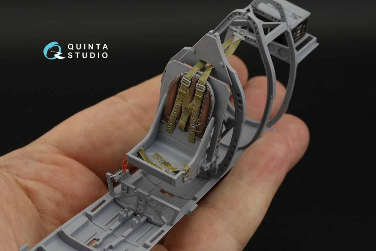 Quinta Studio QD24021 Spitfire Mk.VIII 3D-Printed &amp;amp; colored Interior on decal paper (Airfix) 1/24 – image 8