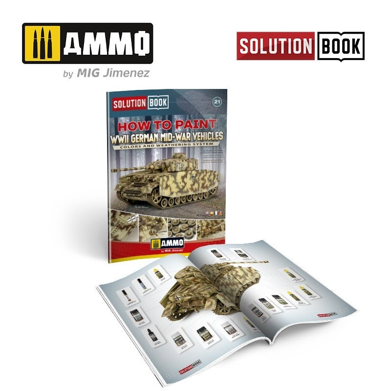 AMMO by Mig Jimenez 7727 SOLUTION BOX 21 – WWII German Mid-War Vehicles – image 4