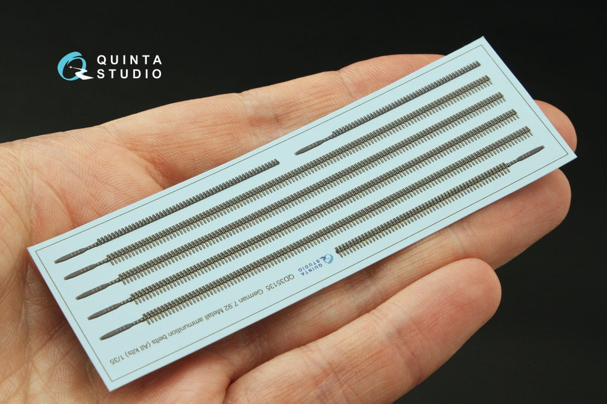Quinta Studio QD35135 German 7.92 Metal ammunition belts (All kits) WWII 1/35 – Bild 4