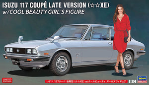 Hasegawa SP604 Isuzu 117 Coupe Late Version (XE) With Cool Beauty Girl&amp;#39;s Figure 1/24