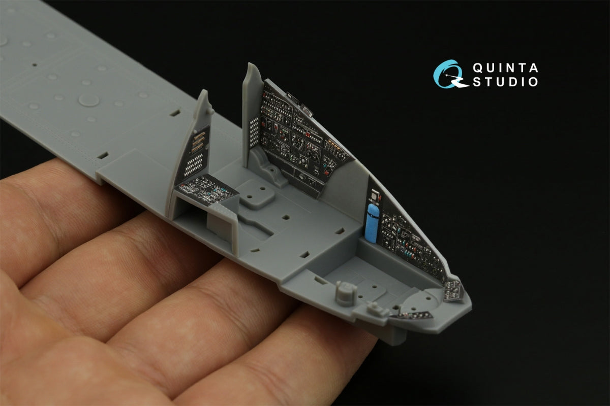 Quinta Studio QD48406 Mi-24 Nato Hind 3D-Printed &amp;amp; colored Interior on decal paper (Trumpeter) 1/48 – Bild 12