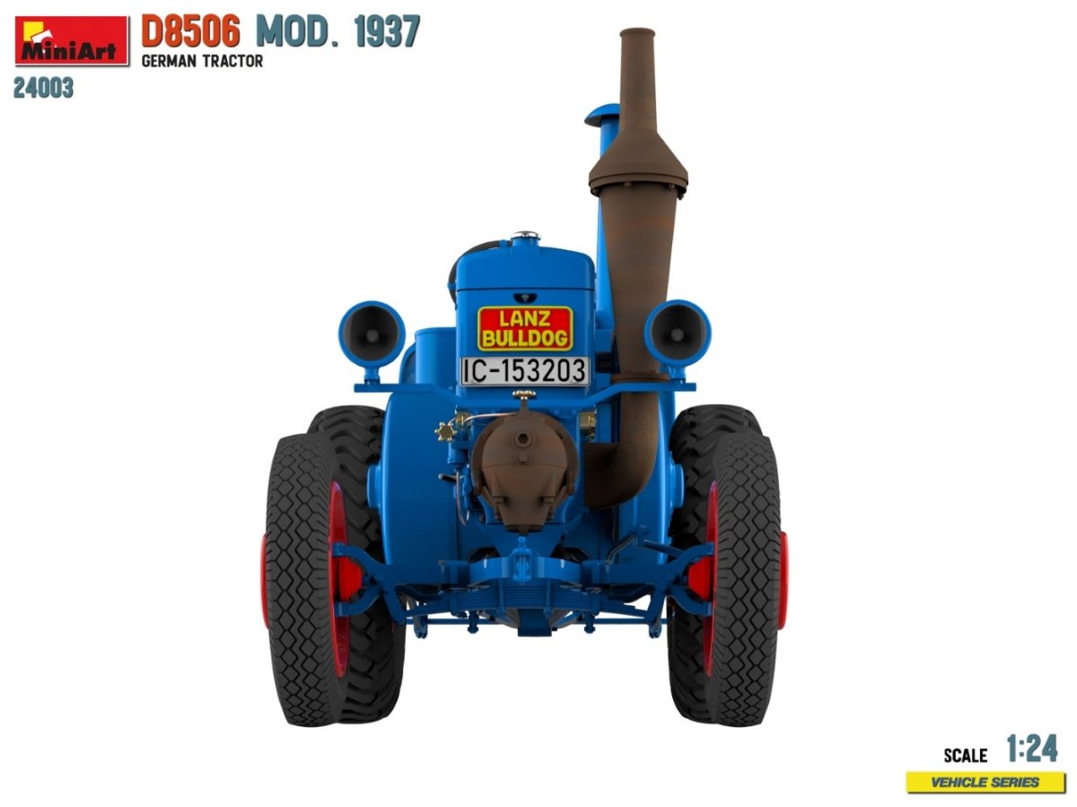 MiniArt 24003 GERMAN TRACTOR D8506 MOD. 1937 1/24 – obrázek 9
