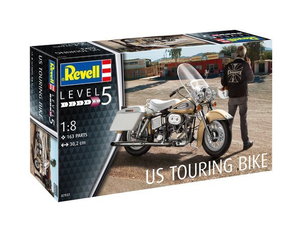 Revell 07937 US Touring Bike Model Kit 1/8