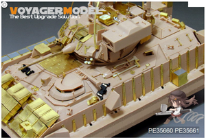 Voyager Model PE35660 Modern US Army M2A3 BRADLEY w/BUSK III IFV Basic (Gun barrel ,smoke discharger include) (For MENG SS-004) 1/35 – image 4