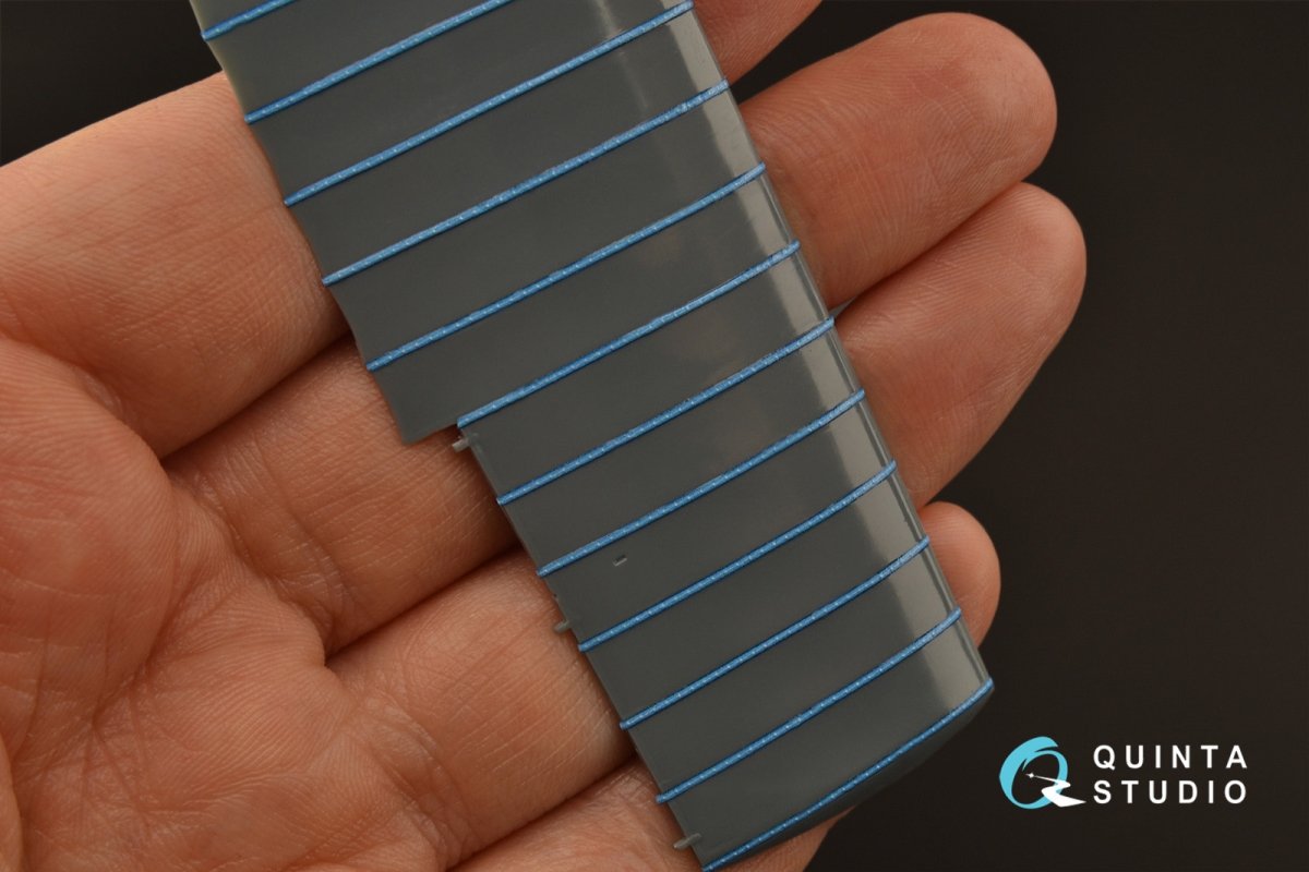 Quinta Studio QP48004 Blue rib tapes for Fokker Dr.(F)ID.VII 1/48 – immagine 6
