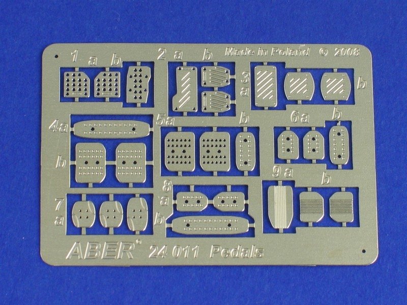 Aber 24011 Car Pedals (1/24)