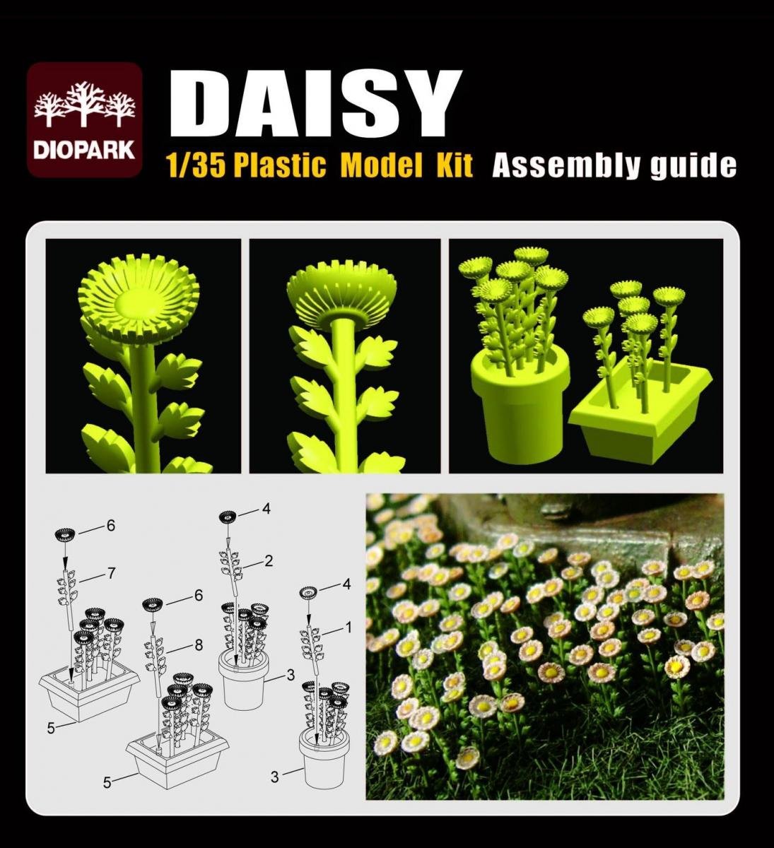 Diopark 35002 Plant Series Daisy 1/35 – Bild 2