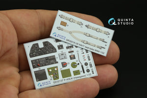 Quinta Studio QD32137 P-40E/K 3D-Printed &amp;amp; colored Interior on decal paper (Hasegawa) 1/32 – Bild 7