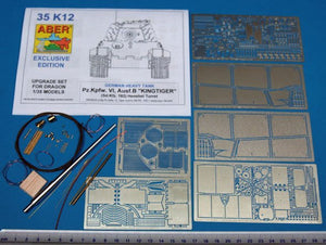 Aber 35K12 Pz.Kpfw. VI, Ausf.B (Sd.Kfz. 182) King Tiger (Henschel Turret) 1/35