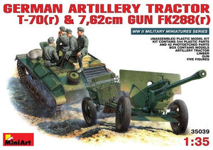 MiniArt 35039 Artillery Tractor T-70(r) &amp;amp; 7.62cm Gun FK288(r) (1/35)