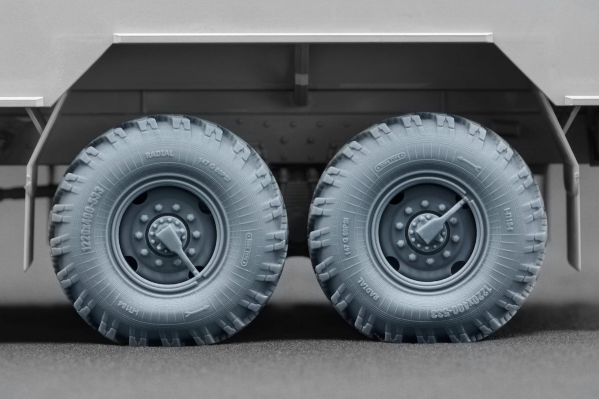 ScaleX WM 35008S Kamaz 4310 Sagged wheel set (for ICM) 1/35