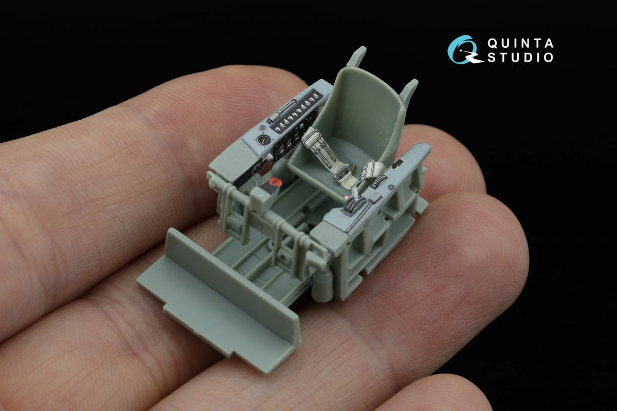 Quinta Studio QD48540 F3F-2 3D-Printed &amp;amp; colored Interior on decal paper (Academy/Accurate Miniatures) 1/48 – obrázek 12