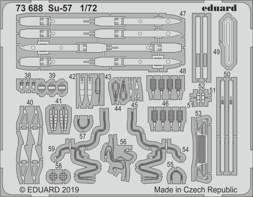 Eduard 73688 Su-57 1/72 ZVEZDA – obrázek 2