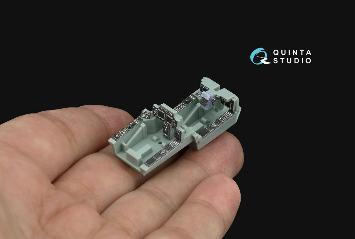 Quinta Studio QD+72152 AH-64D early 3D-Printed colored Interior on decal paper (Academy)(with 3D-printed resin part) 1/72 – Bild 9