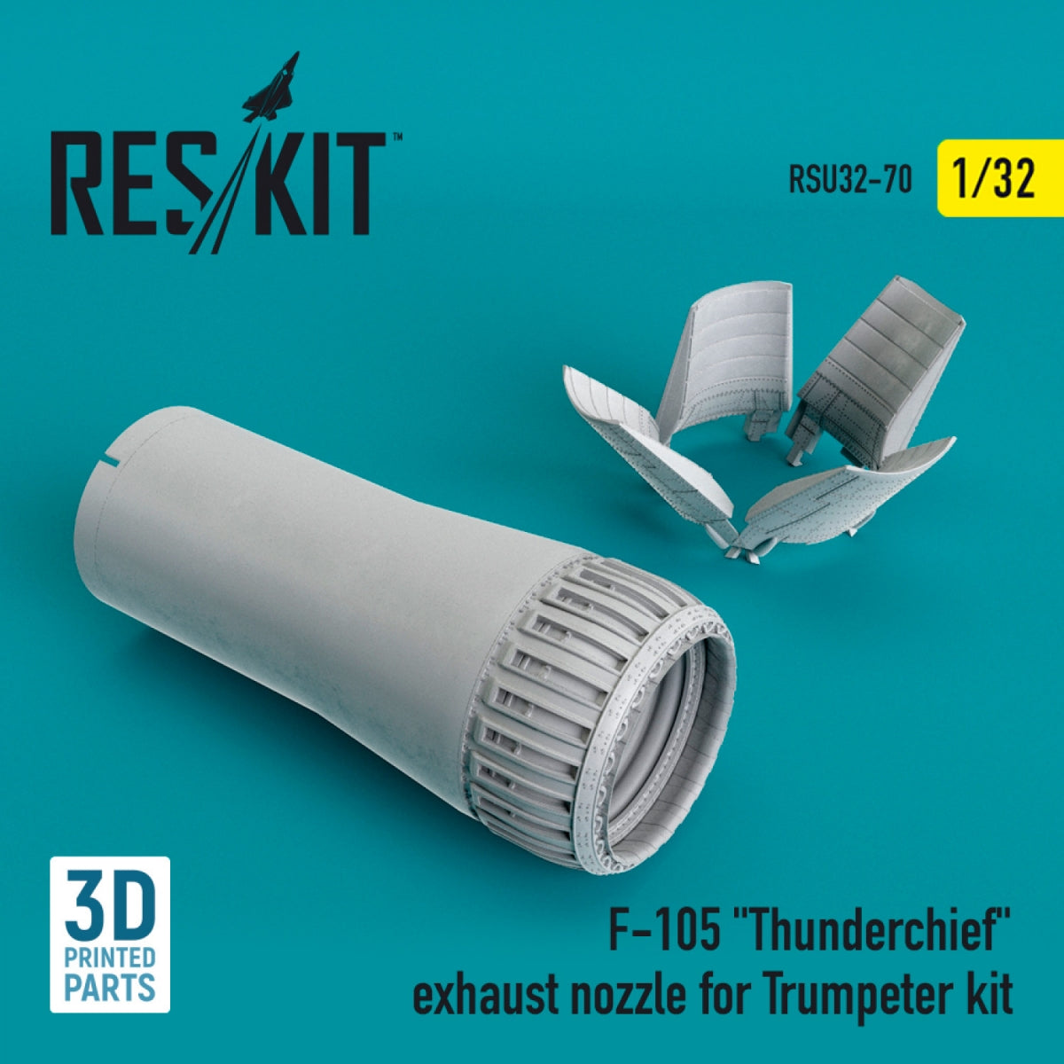 RESKIT RSU32-0070 F-105 &amp;quot;THUNDERCHIEF&amp;quot; EXHAUST NOZZLE FOR TRUMPETER KIT 1/32 – Bild 2