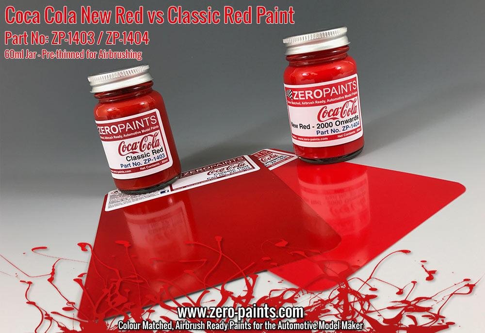 Zero Paints ZP-1404 Coca Cola New Red Paint 60ml – Bild 2