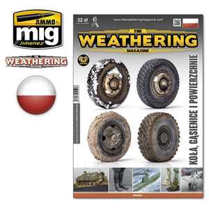AMMO of Mig Jimenez 4524PL TWM Issue 25 WHEELS, TRACKS &amp;amp; SURFACES Polish language version