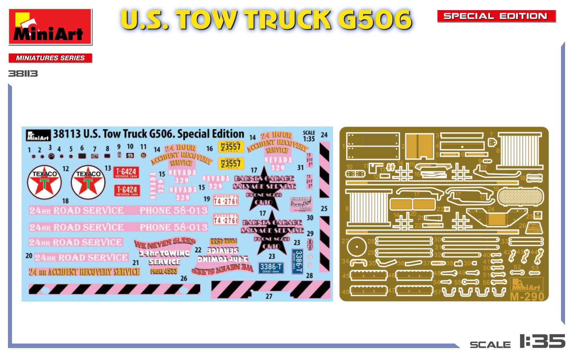 MiniArt 38113 US Tow Truck G506. Special Edition 1/35 – obrázek 2